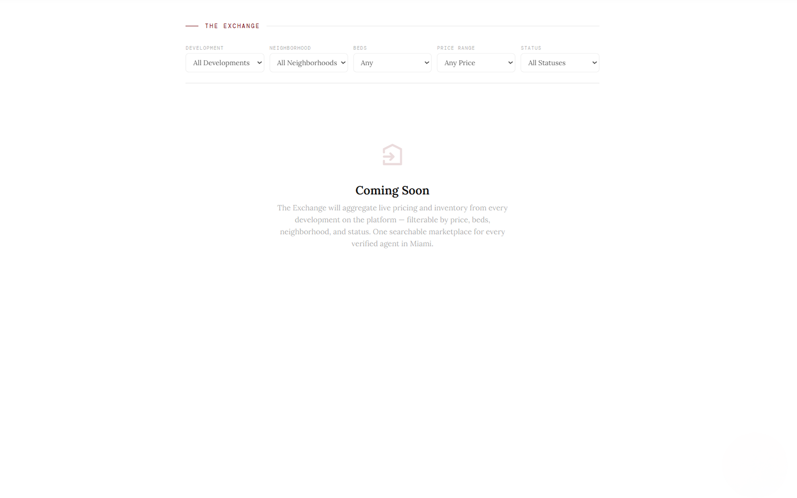 The Exchange — coming soon